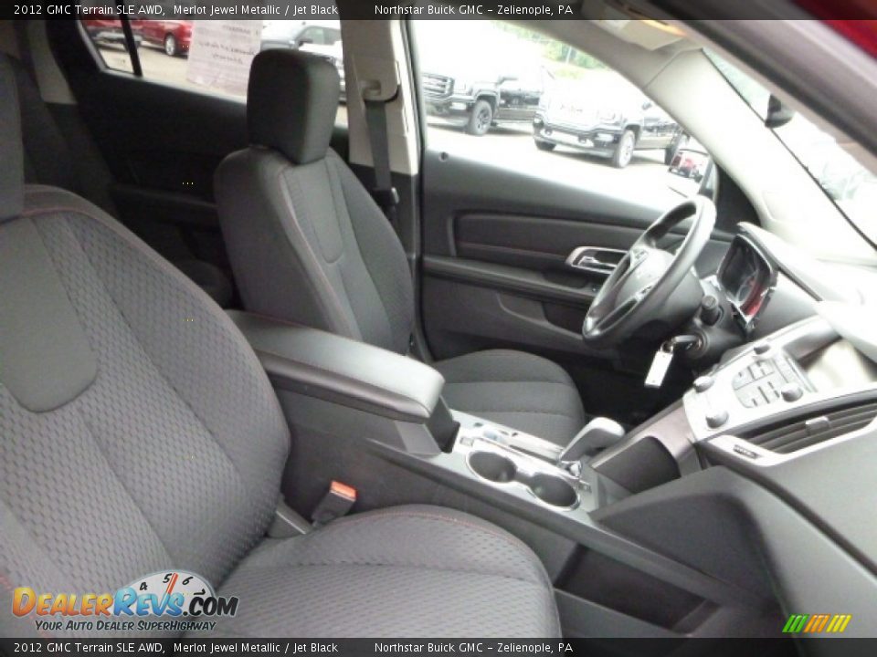 2012 GMC Terrain SLE AWD Merlot Jewel Metallic / Jet Black Photo #12