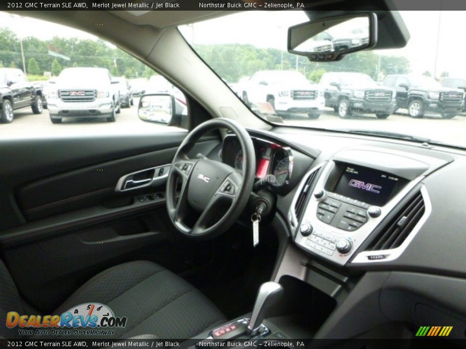 2012 GMC Terrain SLE AWD Merlot Jewel Metallic / Jet Black Photo #13