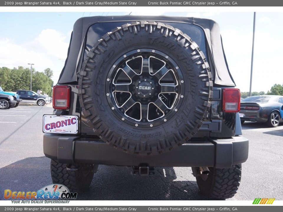 2009 Jeep Wrangler Sahara 4x4 Black / Dark Slate Gray/Medium Slate Gray Photo #6