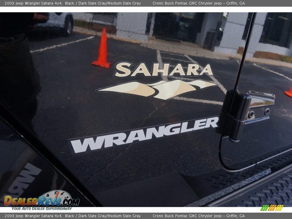 2009 Jeep Wrangler Sahara 4x4 Black / Dark Slate Gray/Medium Slate Gray Photo #14