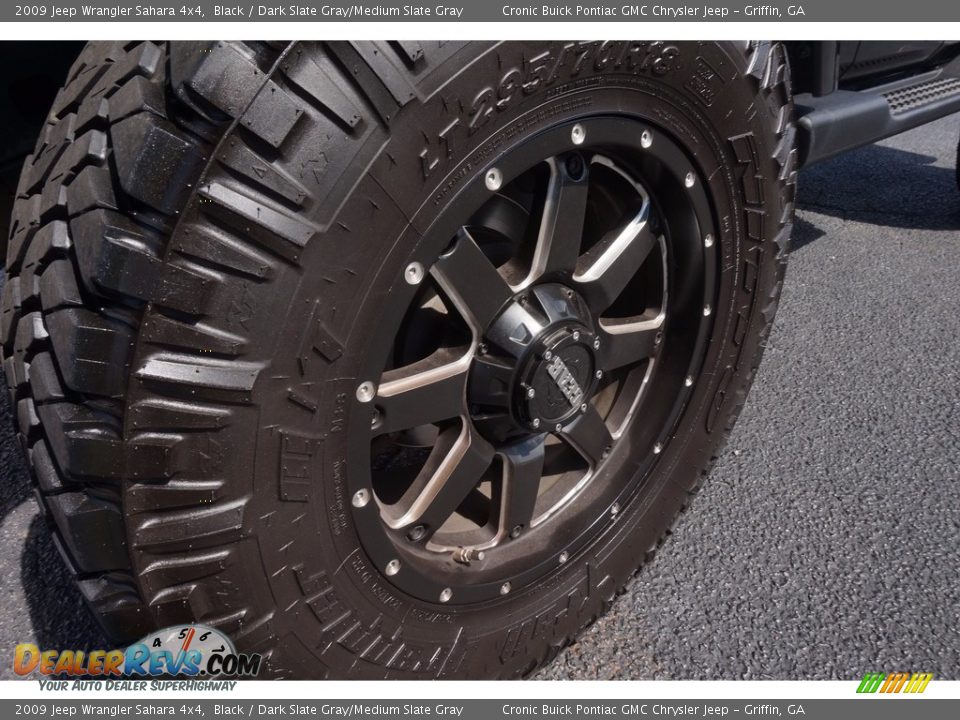 2009 Jeep Wrangler Sahara 4x4 Black / Dark Slate Gray/Medium Slate Gray Photo #17