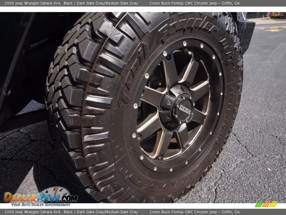 2009 Jeep Wrangler Sahara 4x4 Black / Dark Slate Gray/Medium Slate Gray Photo #20