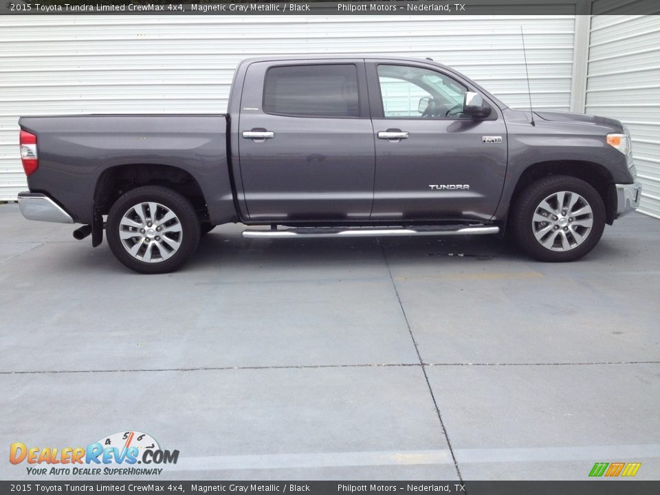 2015 Toyota Tundra Limited CrewMax 4x4 Magnetic Gray Metallic / Black Photo #7