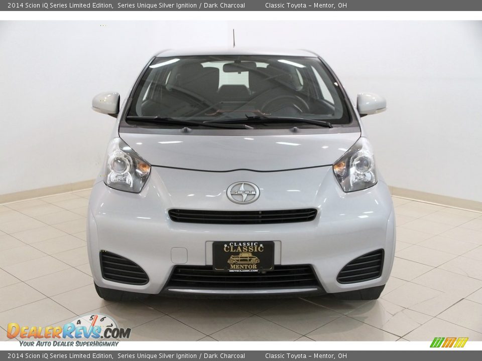 2014 Scion iQ Series Limited Edition Series Unique Silver Ignition / Dark Charcoal Photo #2