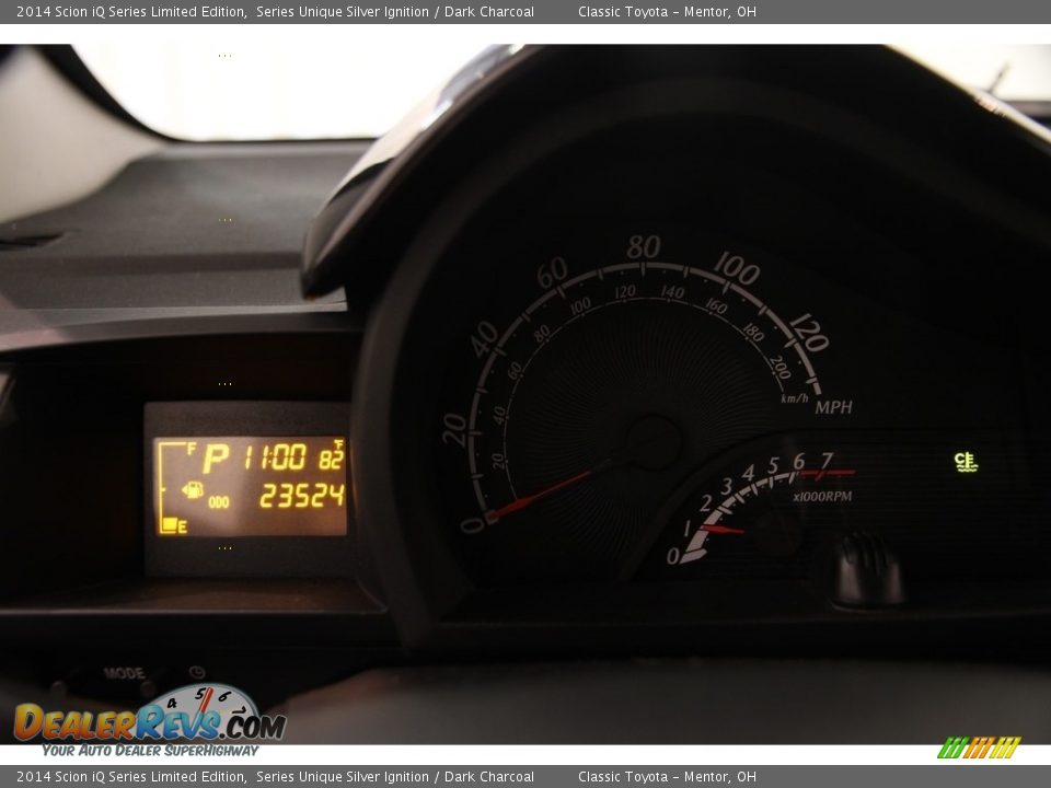 2014 Scion iQ Series Limited Edition Series Unique Silver Ignition / Dark Charcoal Photo #6