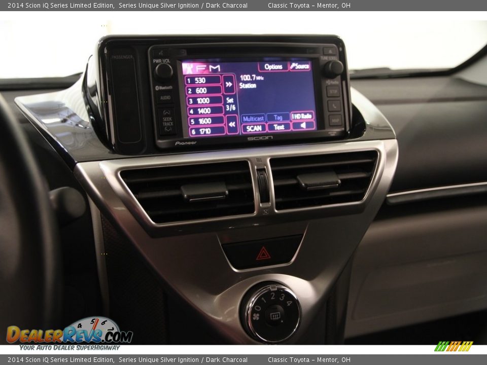 2014 Scion iQ Series Limited Edition Series Unique Silver Ignition / Dark Charcoal Photo #8