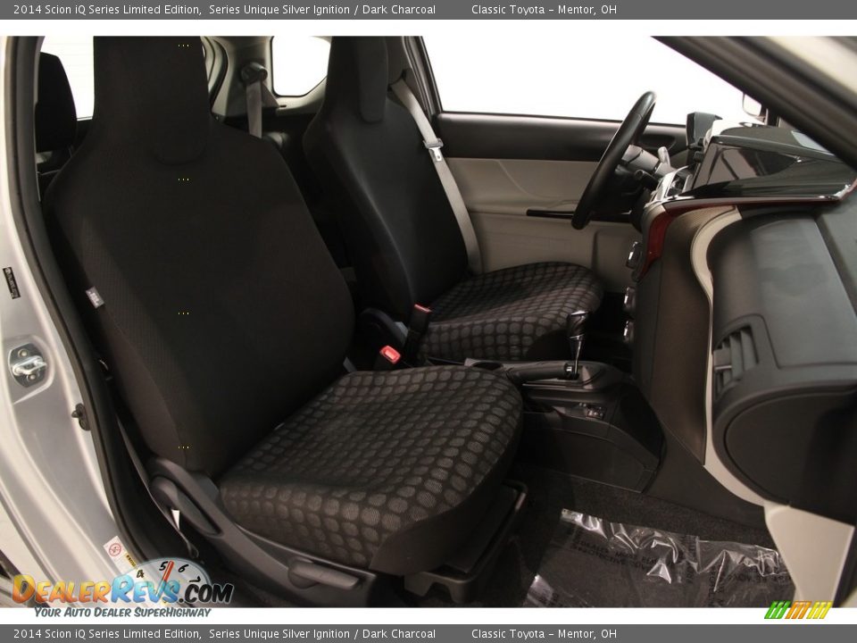 2014 Scion iQ Series Limited Edition Series Unique Silver Ignition / Dark Charcoal Photo #15