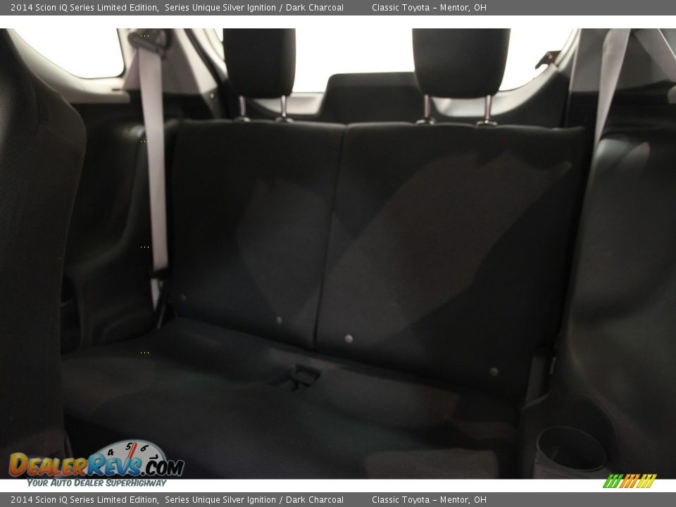 2014 Scion iQ Series Limited Edition Series Unique Silver Ignition / Dark Charcoal Photo #17