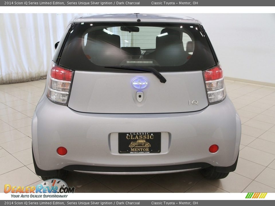 2014 Scion iQ Series Limited Edition Series Unique Silver Ignition / Dark Charcoal Photo #18