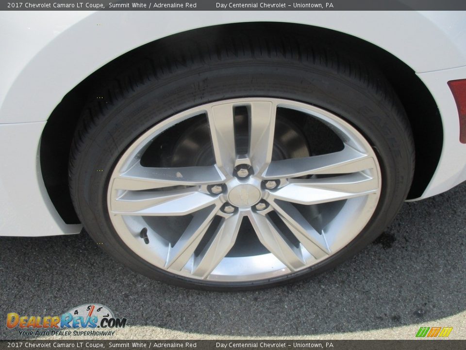2017 Chevrolet Camaro LT Coupe Summit White / Adrenaline Red Photo #3