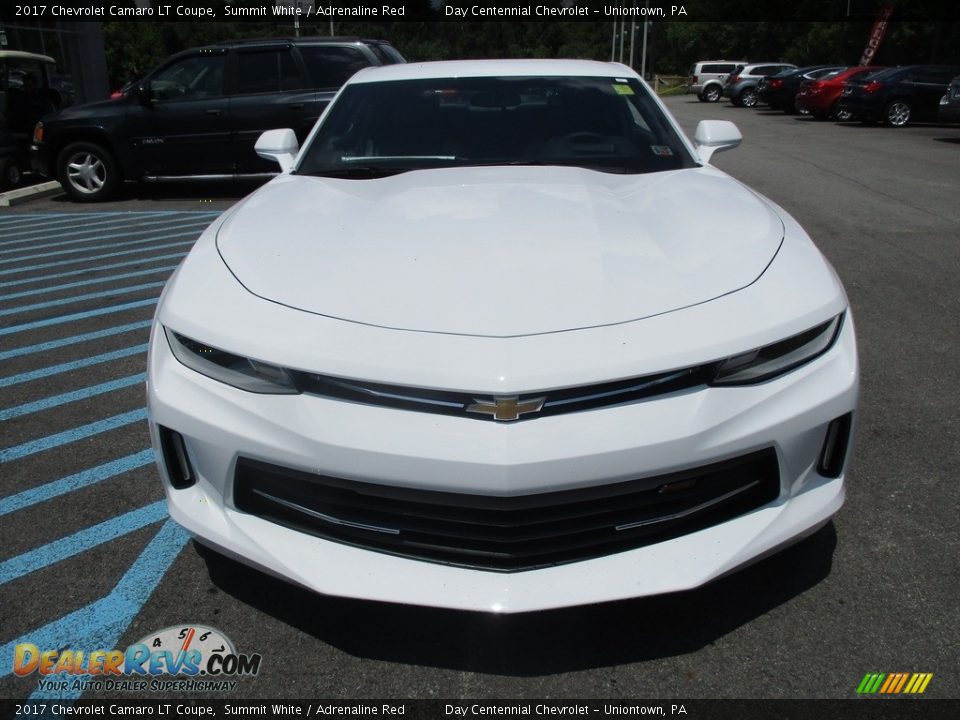 2017 Chevrolet Camaro LT Coupe Summit White / Adrenaline Red Photo #9