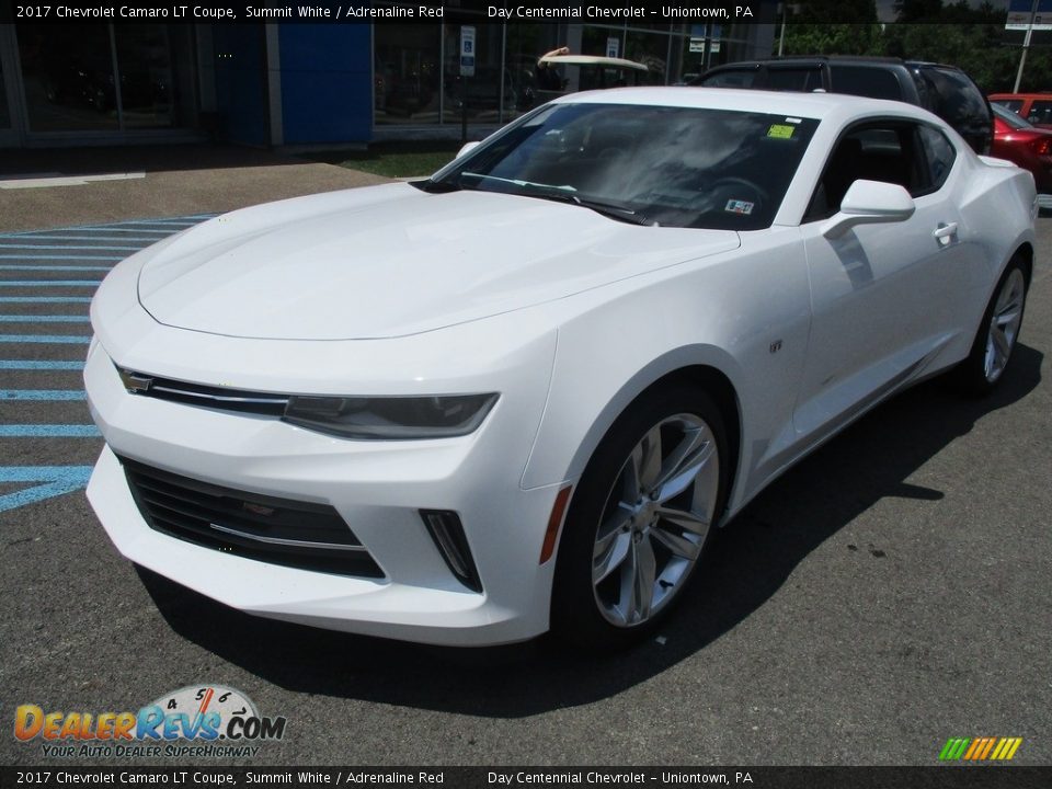 2017 Chevrolet Camaro LT Coupe Summit White / Adrenaline Red Photo #10