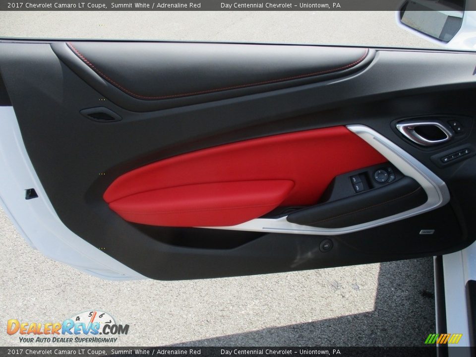 2017 Chevrolet Camaro LT Coupe Summit White / Adrenaline Red Photo #11