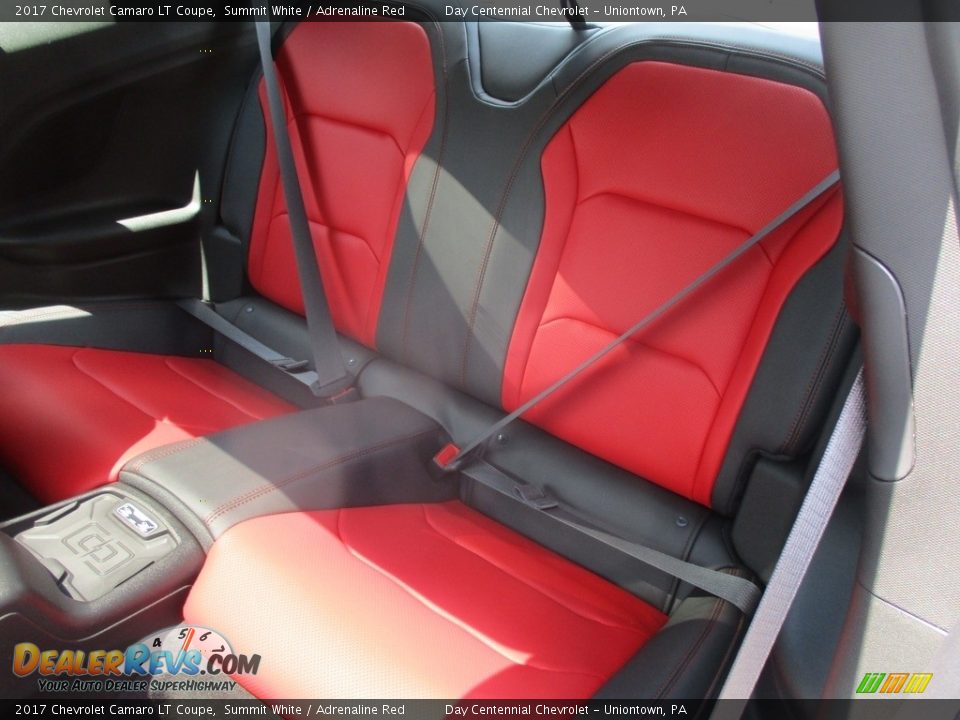 2017 Chevrolet Camaro LT Coupe Summit White / Adrenaline Red Photo #14