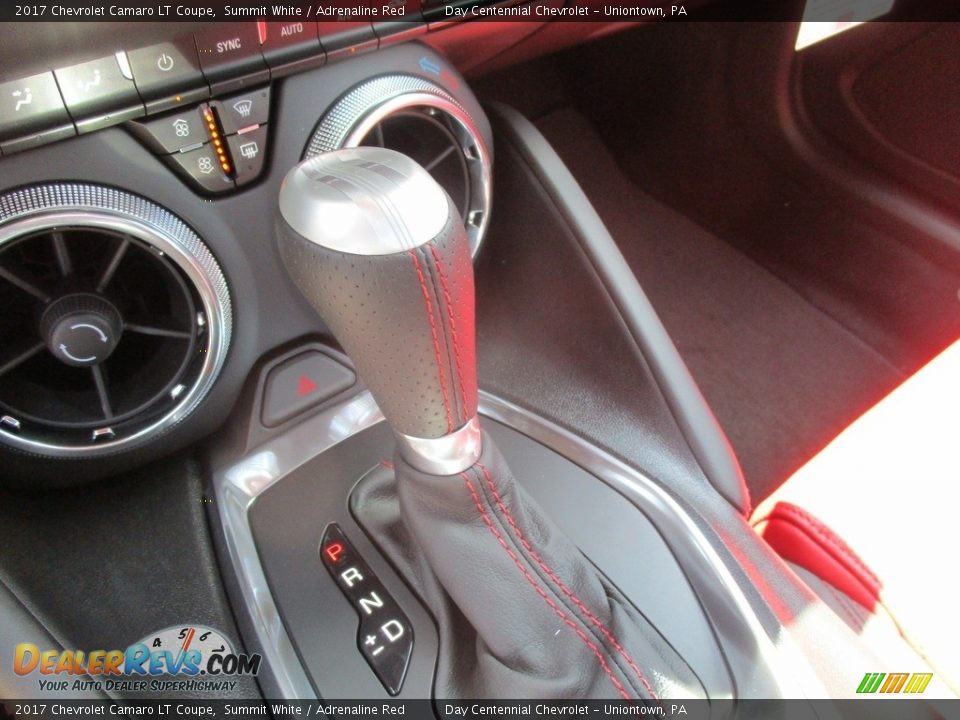 2017 Chevrolet Camaro LT Coupe Summit White / Adrenaline Red Photo #16