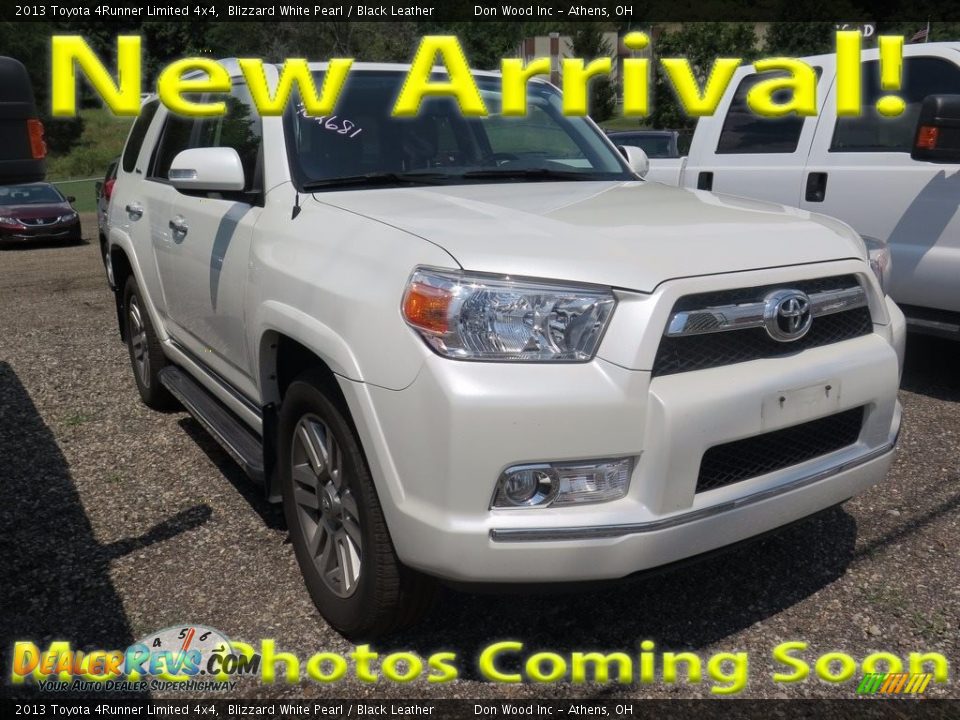 2013 Toyota 4Runner Limited 4x4 Blizzard White Pearl / Black Leather Photo #1