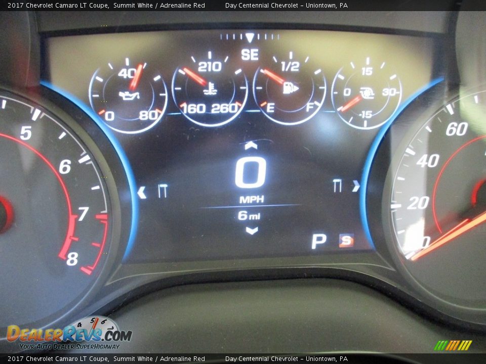 2017 Chevrolet Camaro LT Coupe Summit White / Adrenaline Red Photo #20