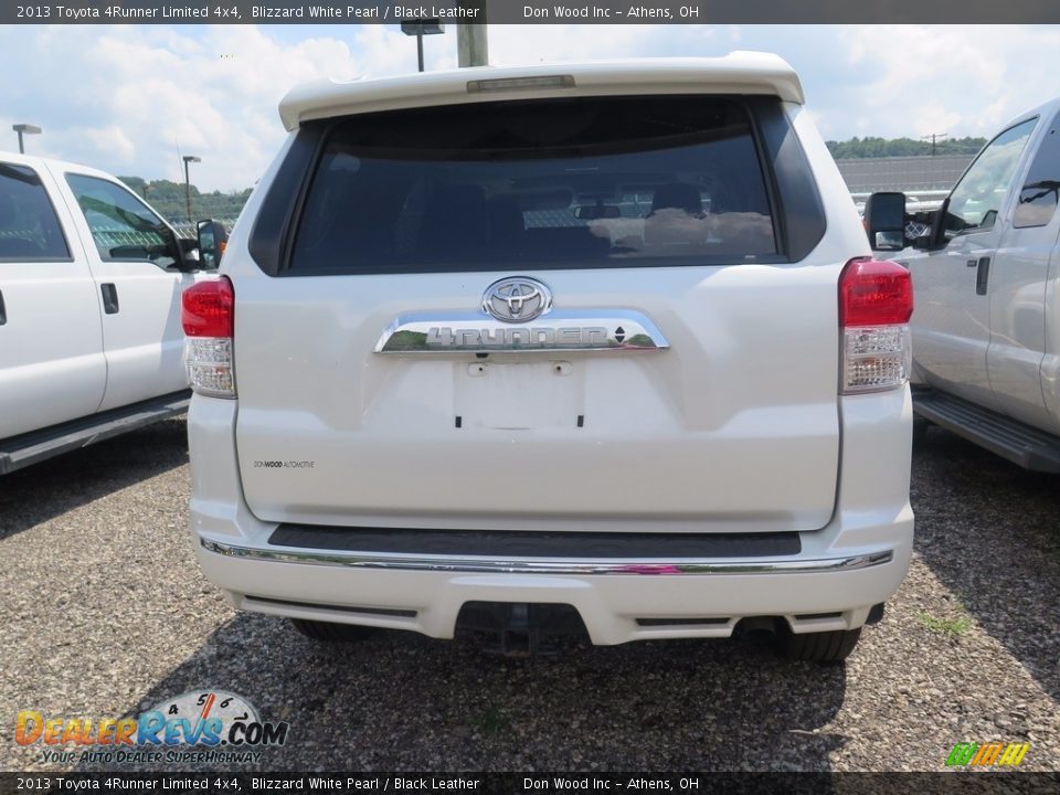 2013 Toyota 4Runner Limited 4x4 Blizzard White Pearl / Black Leather Photo #3