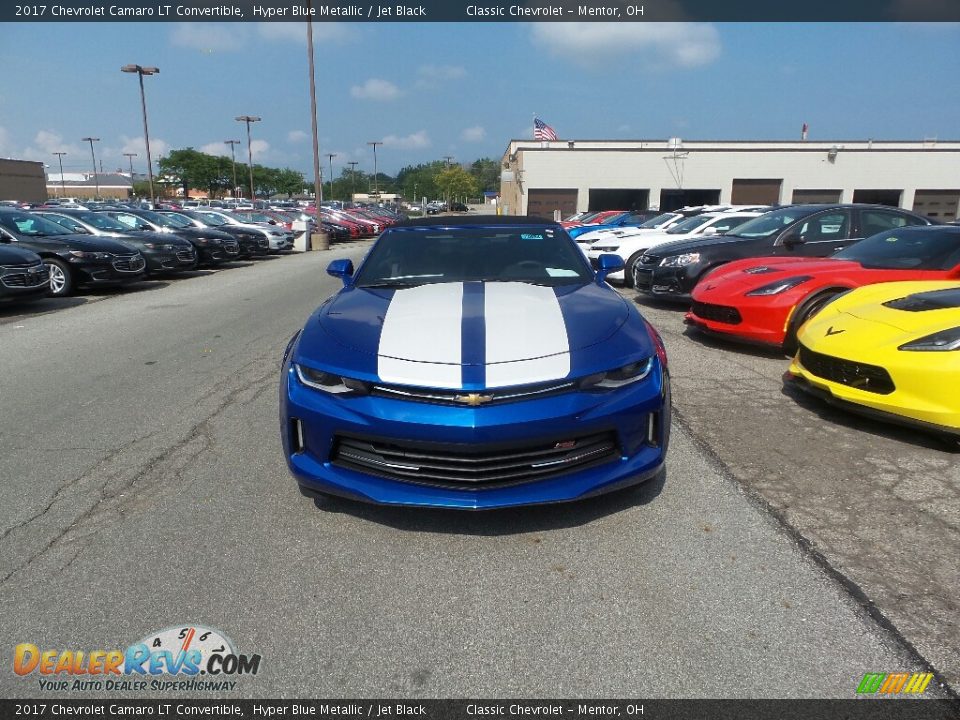 2017 Chevrolet Camaro LT Convertible Hyper Blue Metallic / Jet Black Photo #2