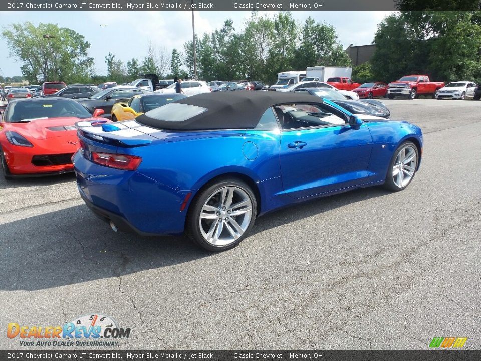 2017 Chevrolet Camaro LT Convertible Hyper Blue Metallic / Jet Black Photo #4