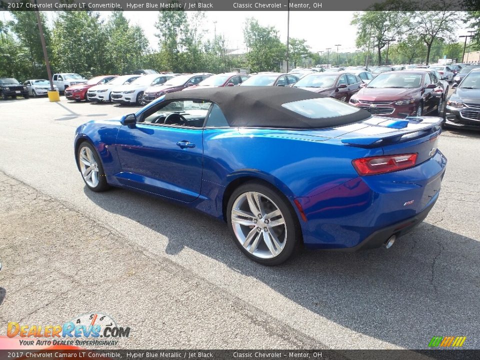 2017 Chevrolet Camaro LT Convertible Hyper Blue Metallic / Jet Black Photo #5