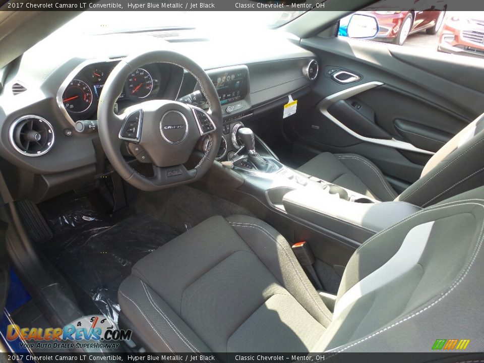 2017 Chevrolet Camaro LT Convertible Hyper Blue Metallic / Jet Black Photo #6