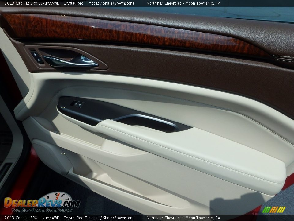 2013 Cadillac SRX Luxury AWD Crystal Red Tintcoat / Shale/Brownstone Photo #17