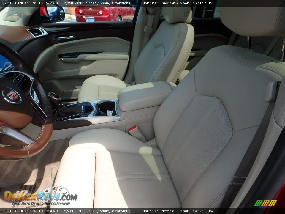 2013 Cadillac SRX Luxury AWD Crystal Red Tintcoat / Shale/Brownstone Photo #21