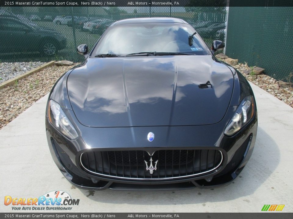 2015 Maserati GranTurismo Sport Coupe Nero (Black) / Nero Photo #6