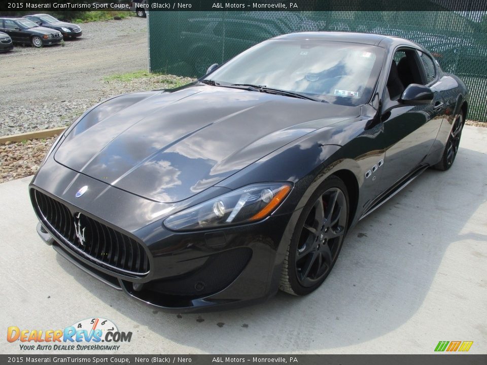 2015 Maserati GranTurismo Sport Coupe Nero (Black) / Nero Photo #7