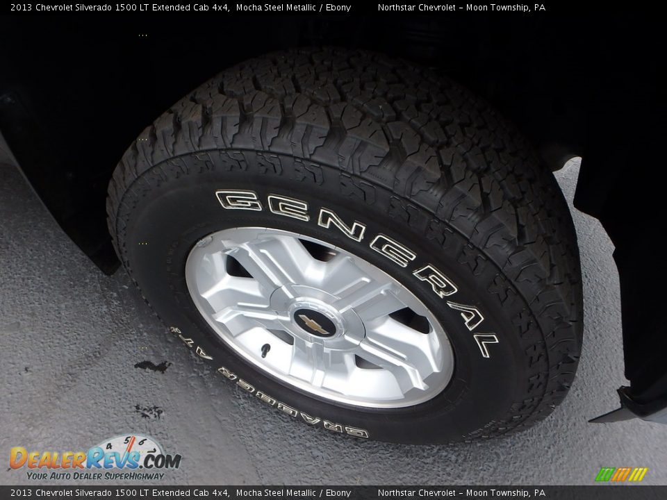 2013 Chevrolet Silverado 1500 LT Extended Cab 4x4 Mocha Steel Metallic / Ebony Photo #14