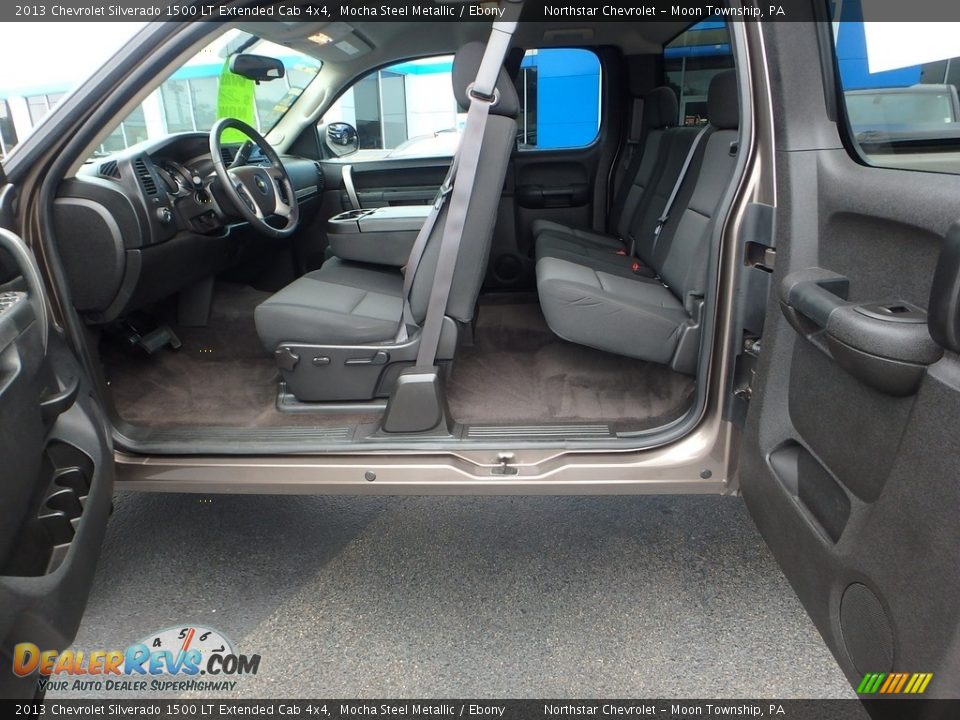 2013 Chevrolet Silverado 1500 LT Extended Cab 4x4 Mocha Steel Metallic / Ebony Photo #24