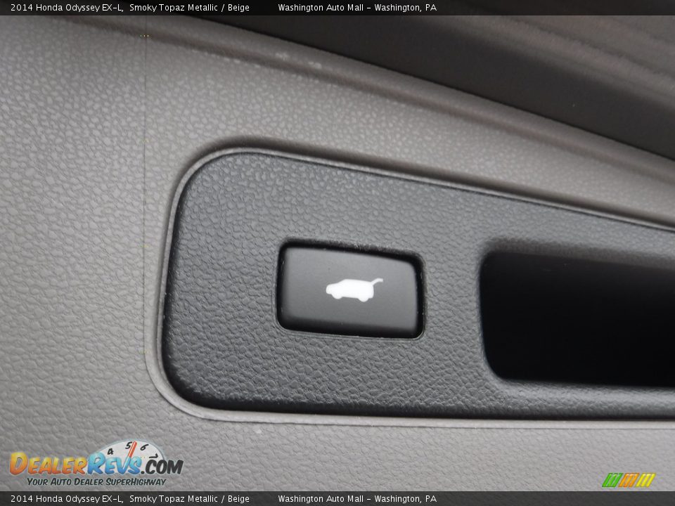 2014 Honda Odyssey EX-L Smoky Topaz Metallic / Beige Photo #22