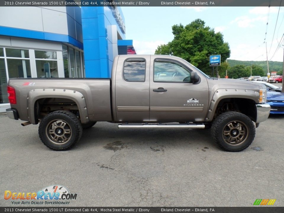 2013 Chevrolet Silverado 1500 LT Extended Cab 4x4 Mocha Steel Metallic / Ebony Photo #6