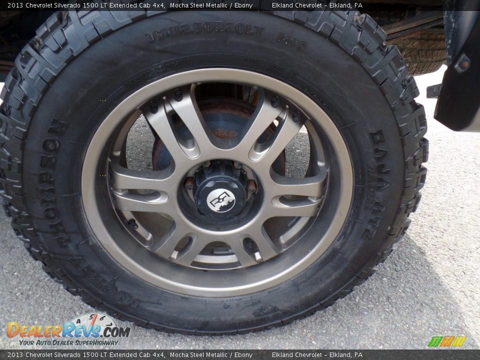 2013 Chevrolet Silverado 1500 LT Extended Cab 4x4 Mocha Steel Metallic / Ebony Photo #9