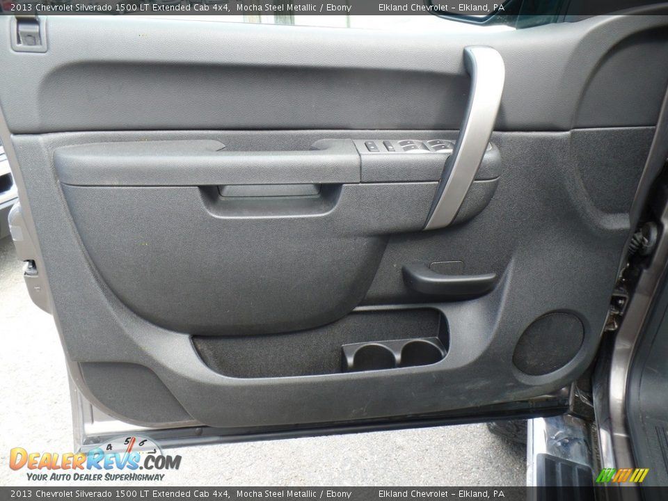 2013 Chevrolet Silverado 1500 LT Extended Cab 4x4 Mocha Steel Metallic / Ebony Photo #12