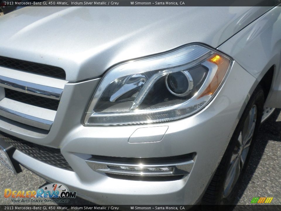 2013 Mercedes-Benz GL 450 4Matic Iridium Silver Metallic / Grey Photo #24