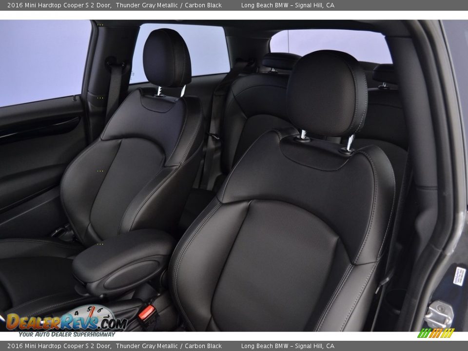 2016 Mini Hardtop Cooper S 2 Door Thunder Gray Metallic / Carbon Black Photo #7