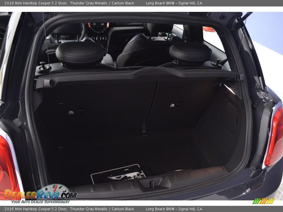 2016 Mini Hardtop Cooper S 2 Door Thunder Gray Metallic / Carbon Black Photo #9