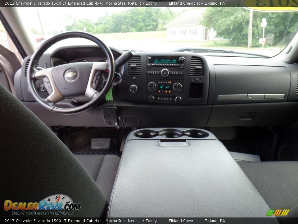 2013 Chevrolet Silverado 1500 LT Extended Cab 4x4 Mocha Steel Metallic / Ebony Photo #30