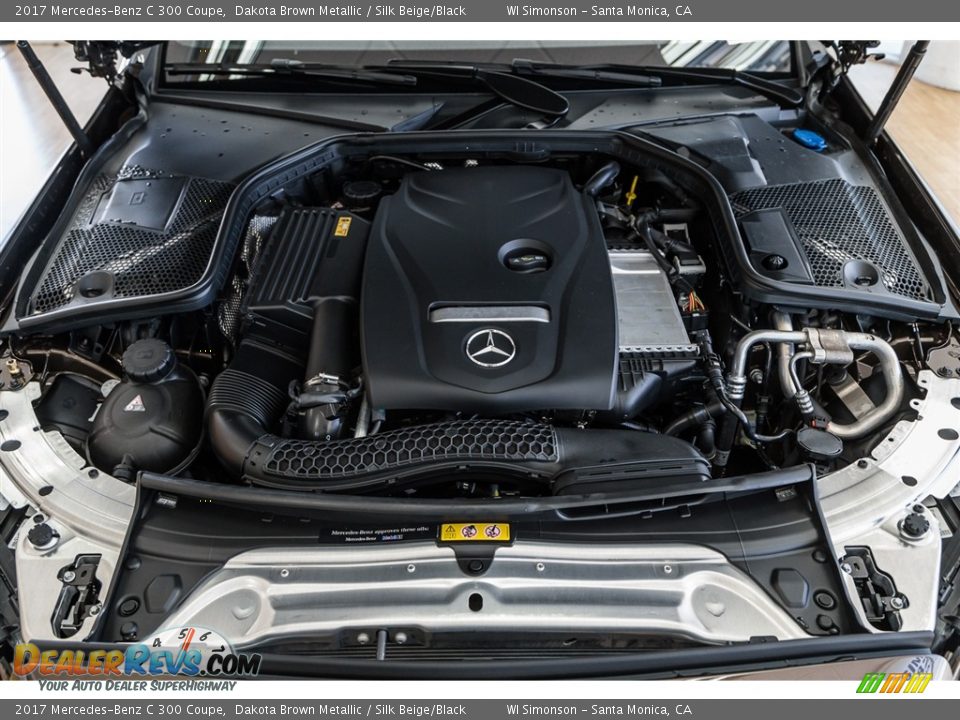2017 Mercedes-Benz C 300 Coupe Dakota Brown Metallic / Silk Beige/Black Photo #8