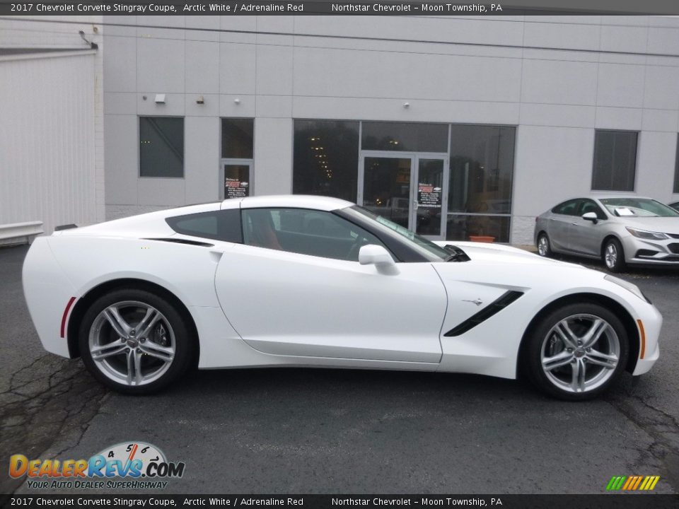 Arctic White 2017 Chevrolet Corvette Stingray Coupe Photo #5