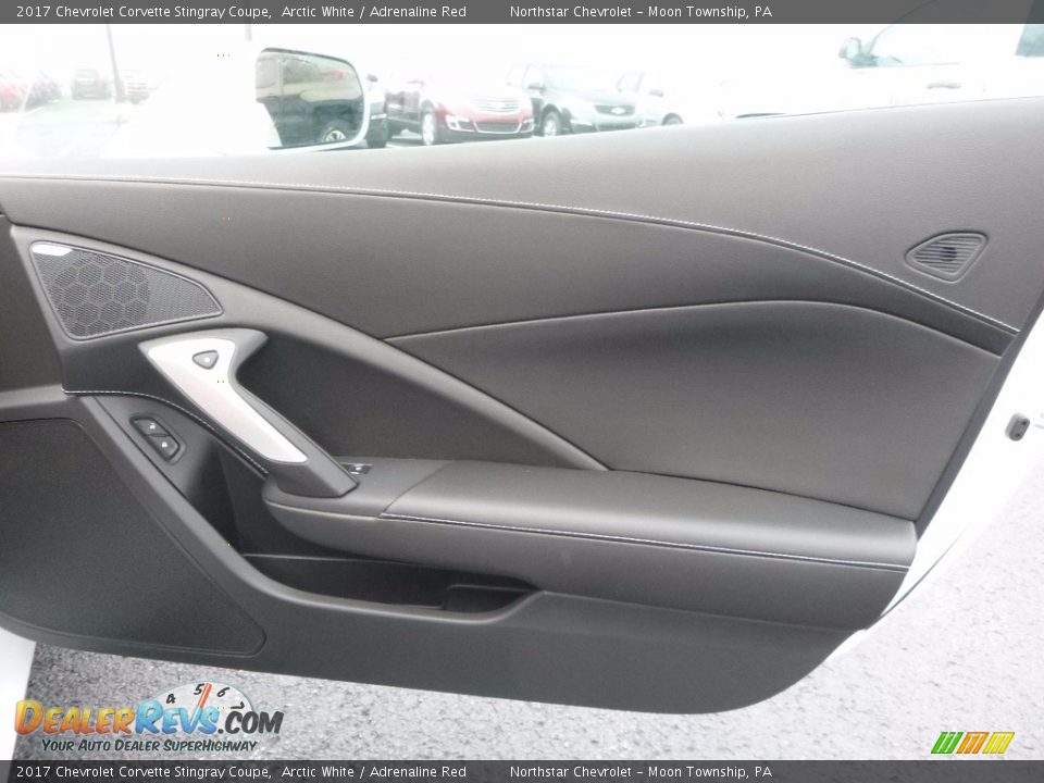 2017 Chevrolet Corvette Stingray Coupe Arctic White / Adrenaline Red Photo #7