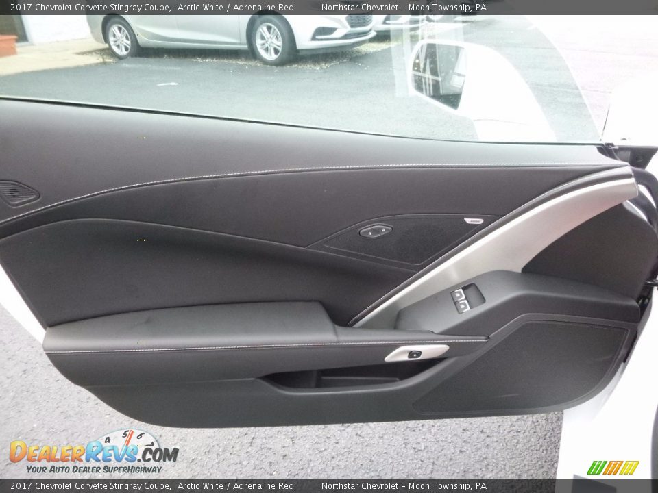 2017 Chevrolet Corvette Stingray Coupe Arctic White / Adrenaline Red Photo #15