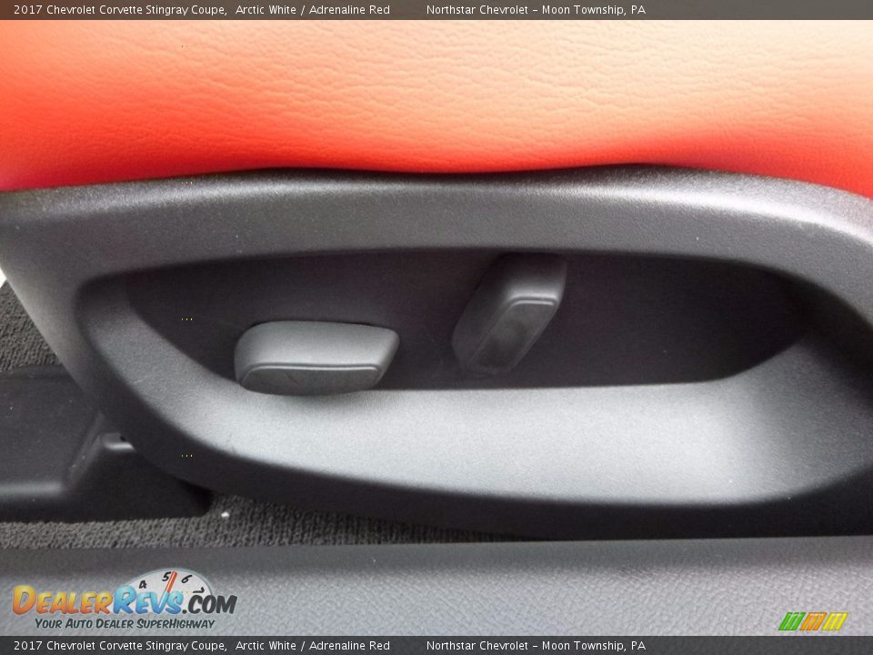 2017 Chevrolet Corvette Stingray Coupe Arctic White / Adrenaline Red Photo #17