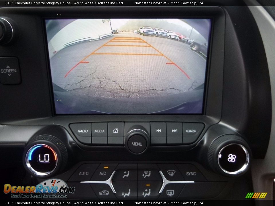 2017 Chevrolet Corvette Stingray Coupe Arctic White / Adrenaline Red Photo #19