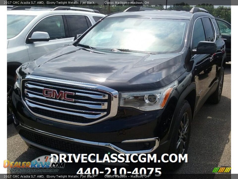2017 GMC Acadia SLT AWD Ebony Twilight Metallic / Jet Black Photo #1