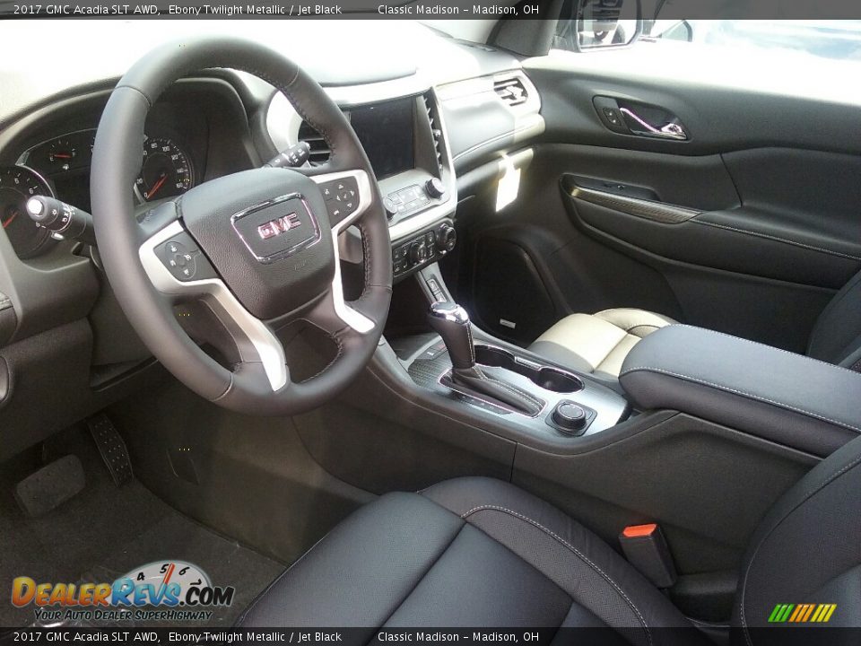 Jet Black Interior - 2017 GMC Acadia SLT AWD Photo #3