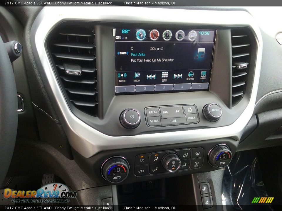 2017 GMC Acadia SLT AWD Ebony Twilight Metallic / Jet Black Photo #6