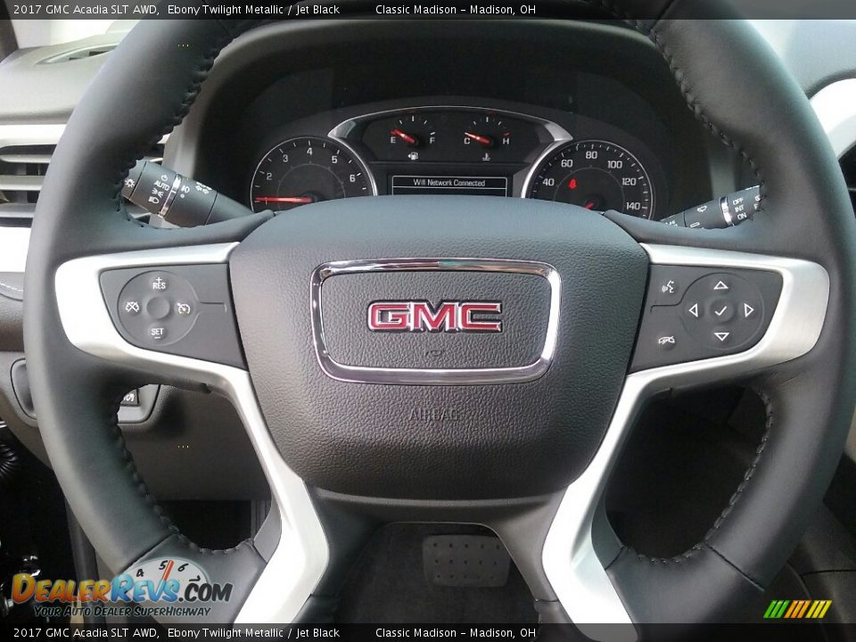 2017 GMC Acadia SLT AWD Ebony Twilight Metallic / Jet Black Photo #8